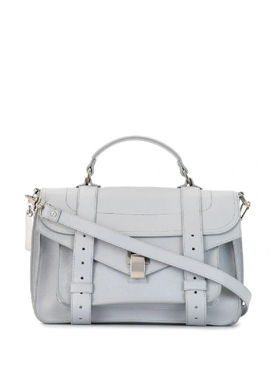 Shop Proenza Schouler Ps1 Medium Bag In Grey