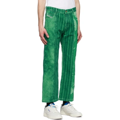 Shop Gr-uniforma Green Diesel Edition Bleached Denim Jeans