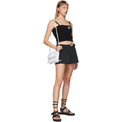 Shop Off-white Black Basic Mini Tank Top