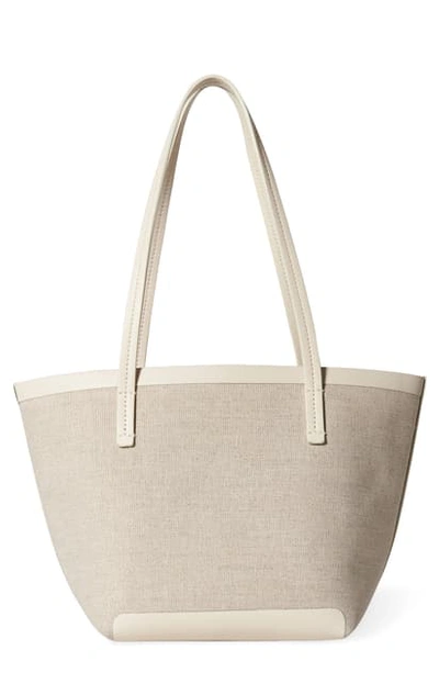 The Row Park Bonded Canvas Tote Bag, Beige In Natural