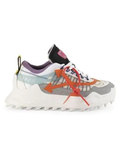 Shop Off-white Odsy-1000 Low-top Sneakers In White Orange