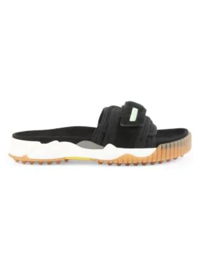 Shop Off-white Oddsy Minimal Slider Sandals In Black