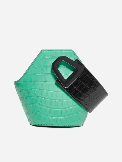 Shop Danse Lente Xs Johnny Crocodile-effect Leather Bag