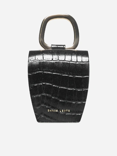 Shop Danse Lente Pablo Crocodile-effect Leather Box Bag
