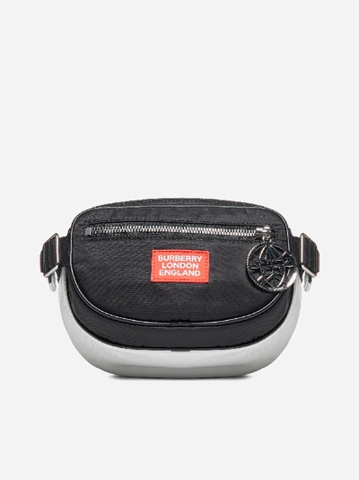 Shop Burberry Cannon Econyl Belt Pack In Black - White