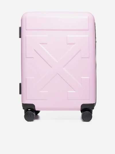 Shop Off-white For Travel Logo Suitcase