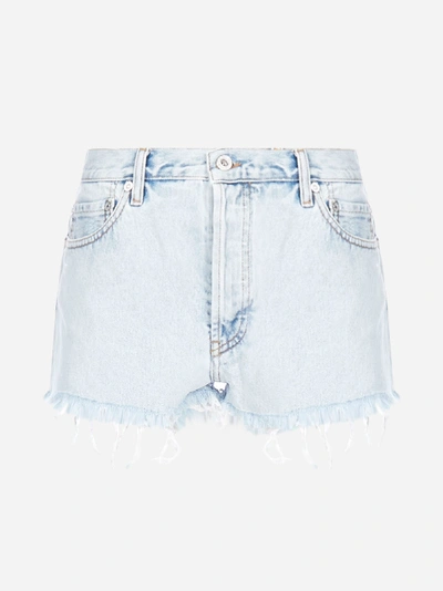 Shop Off-white Denim Shorts