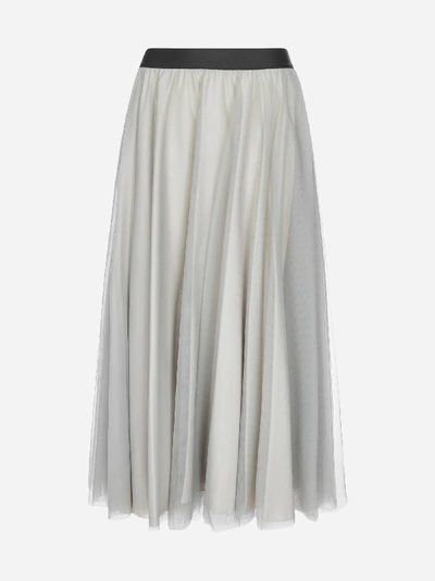 Shop Blanca Vita Grazia Midi Tulle Skirt