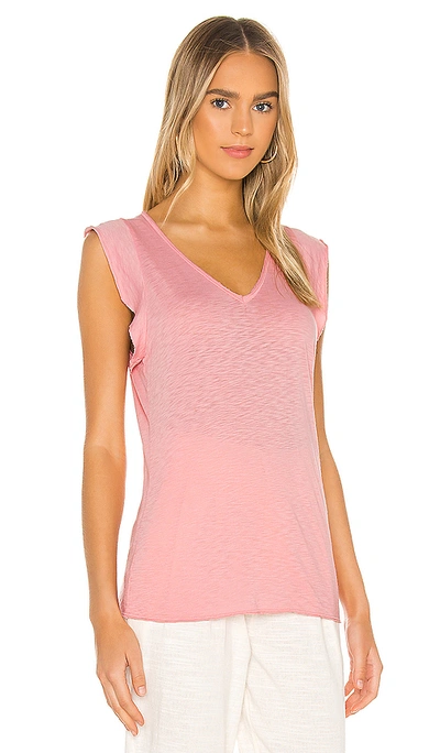 Shop La Made Finn Top In Coral Pink