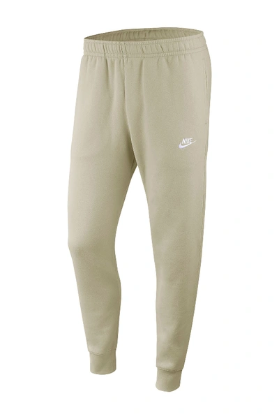 Shop Nike Sportswear Club Fleece Joggers In 72 Ltbone/white