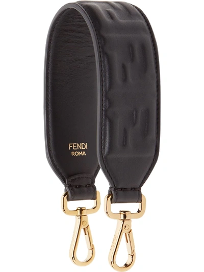Shop Fendi Interchangeable Strap You Bag Strap In Black