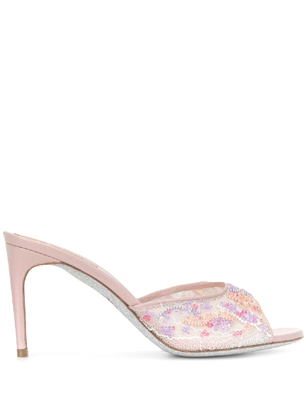 pink pearl sandals