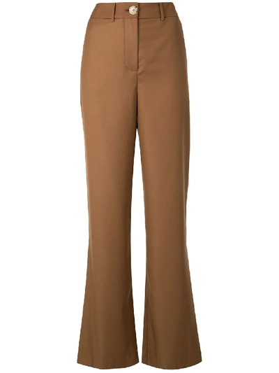 Shop Anna Quan Marco Trousers In Brown