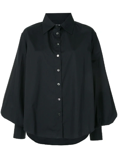 Shop Anna Quan Castiglia Bishop Shirt In Black