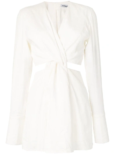 Shop Anna Quan Harley Knot-detail Dress In White