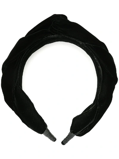 Shop Le Monde Beryl Braid Headband In Black