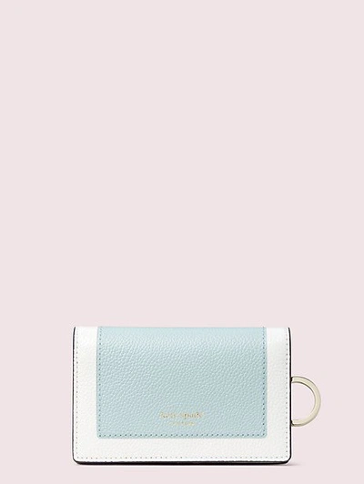 Kate Spade Margaux Small Keyring Wallet In Cloud Mist Multi ModeSens