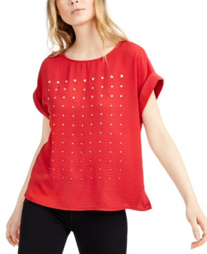 vince camuto studded top