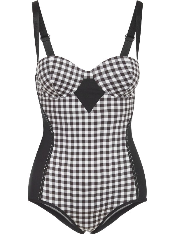 burberry swimsuit black