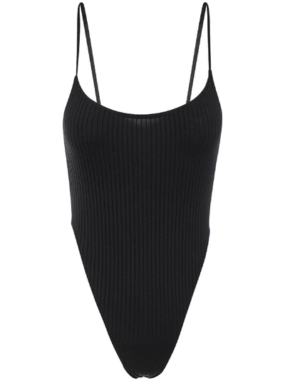Shop Suahru Miami Swimsuit In Black