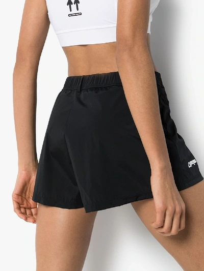 Shop Off-white Active Running Shorts In Black