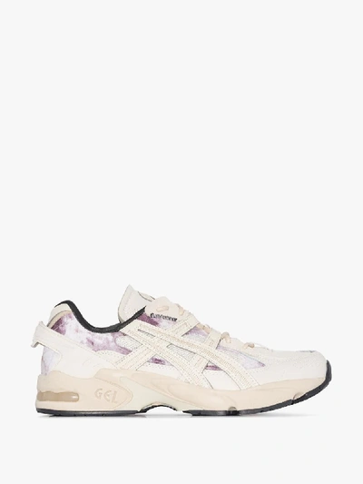 Shop Asics White Reconstructed Kayano 5 Low Top Sneakers In Neutrals