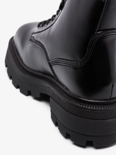 Shop Eytys Black Michigan Chunky Ankle Boots