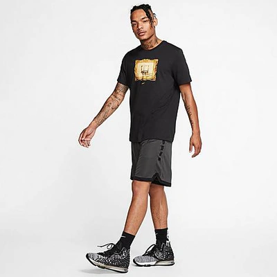 Shop Nike Men's Dri-fit Elite Basketball Shorts In Grey