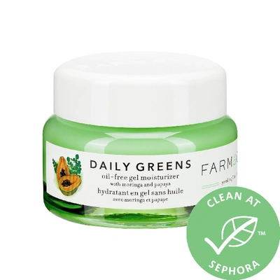 Shop Farmacy Daily Greens Oil-free Gel Moisturizer With Moringa And Papaya 1.7 oz/ 50 ml