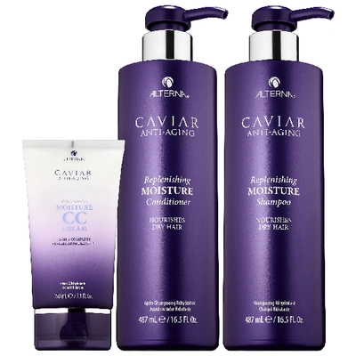 Shop Alterna Haircare Caviar Anti-aging® Replenishing Moisture Jumbo Trio
