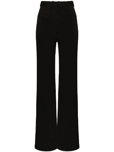 Shop Alled Martínez Straight Leg Jeans In Black