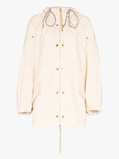 Shop Moncler 2 1952 Amaranth Jacket In Neutrals