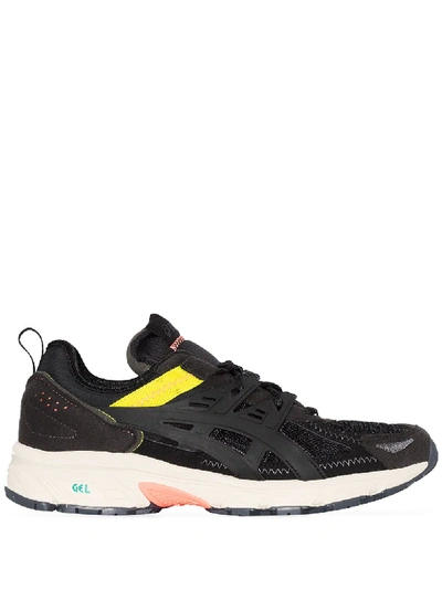 Shop Asics Reconstructed Gel Venture Low Top Sneakers In Black