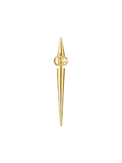 Shop Gucci Gg Running 18kt Gold-tone Single Earring