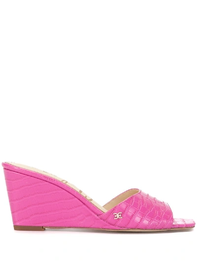 Shop Sam Edelman Tesma Wedge Sandals In Pink