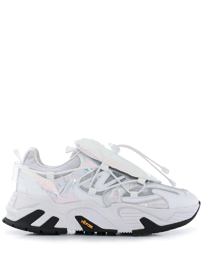 Shop Iceberg Flash Detachable-tongue Trainers In White
