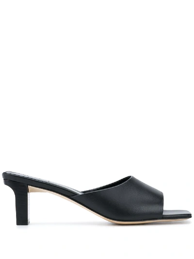 Shop Aeyde Kattina Open Toe Sandals In Black