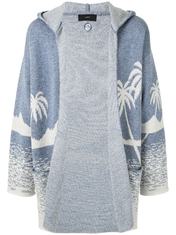 amiri palm tree cardigan