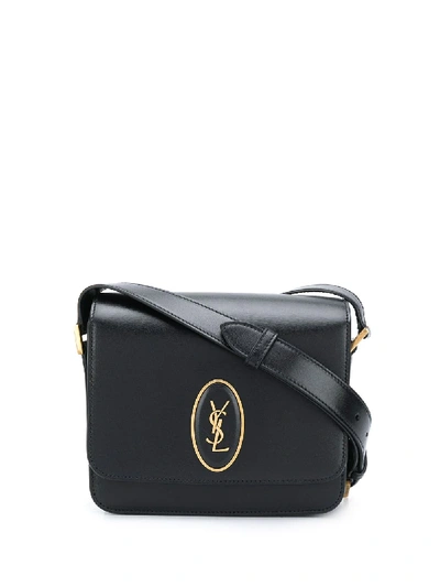 Shop Saint Laurent Le 61 Small Saddle Bag In Black