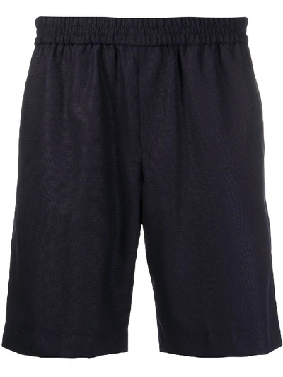 Shop Harmony Paris Woven Track Shorts In Blue