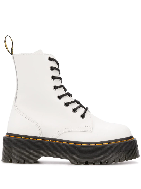 platform dr martens white