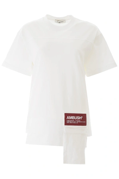 Shop Ambush T-shirt With Pocket In White (white)