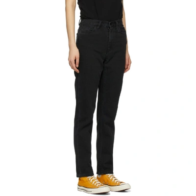 Shop Carhartt Work In Progress Black Mita Jeans