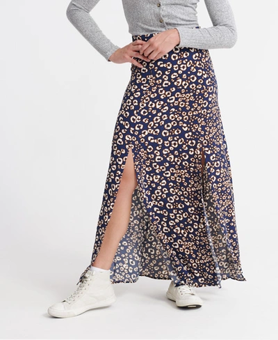 Shop Superdry Canyon Maxi Skirt In Multiple Colors