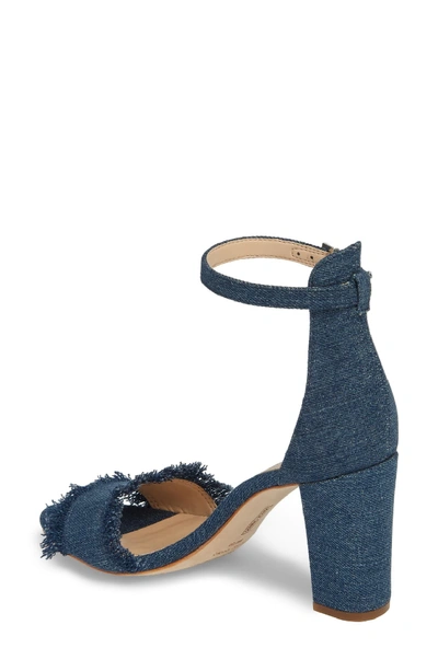 Shop Vince Camuto Corlina Ankle Strap Sandal In Mid Blue16