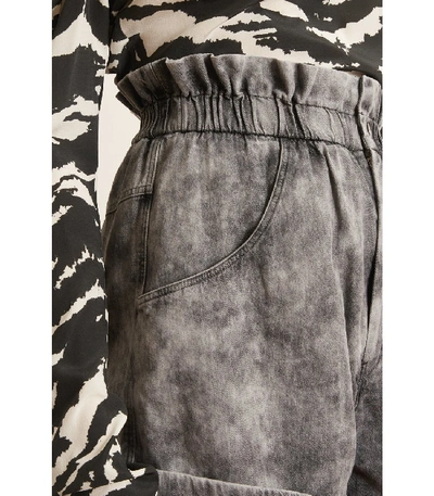 Shop Isabel Marant Étoile Itea Shorts In Faded Black In Grey