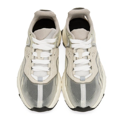 Shop Acne Studios Off-white Trail Sneakers In Whtivory