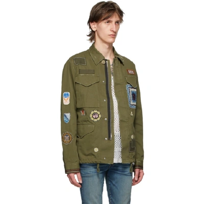 Amiri Brothers Military Short Parka Jacket In Green | ModeSens