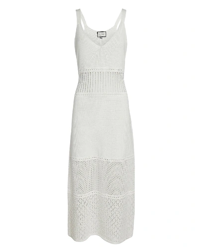 Shop Alexis Rozanna Knit Midi Dress In White