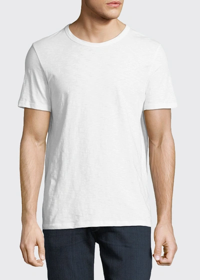 Shop Theory Cosmos Essential Slub Cotton T-shirt In White